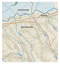 Aree umide antiche della Toscana nelle zone attraversate dalla Via Francigena (15114 bytes)